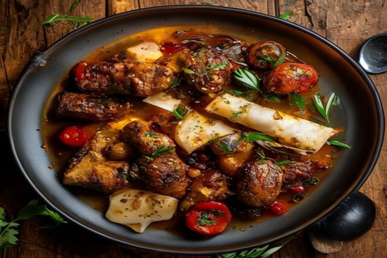 Spaanse bonenstoof met paprika en gerookt paprikapoeder