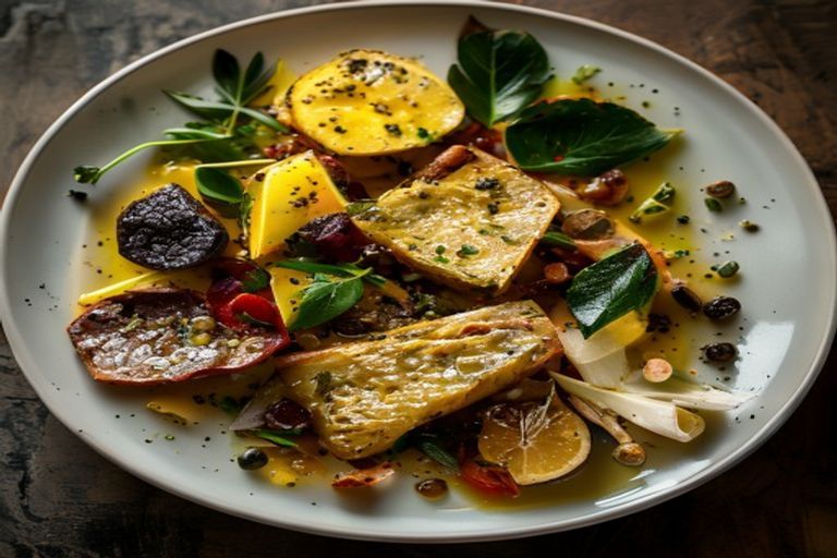 Vegetarische hachee met linzen