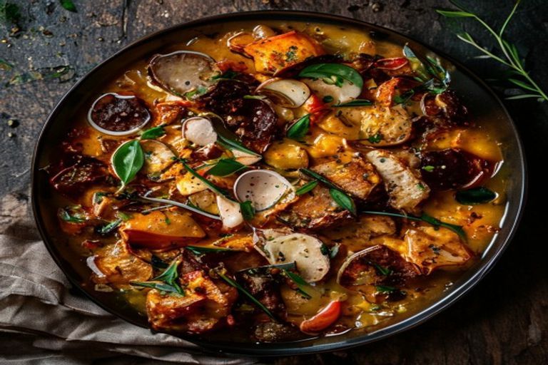Vrijdag: vegetarische paella met groenten en artisjokharten